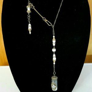 #473 Bohemian Long Drop Lariat Necklace